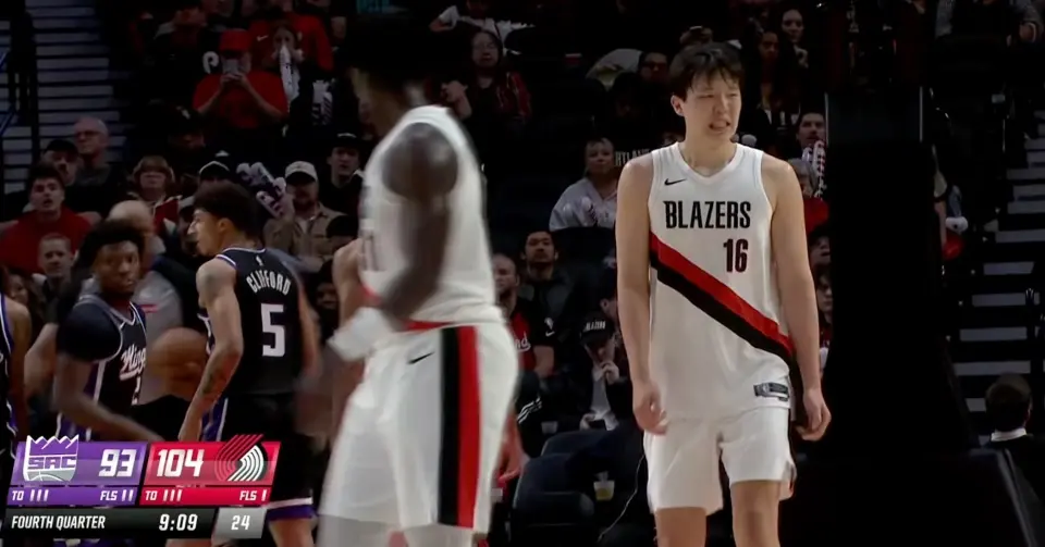 端的存在感, 尽管因犯规, 了淋漓尽致